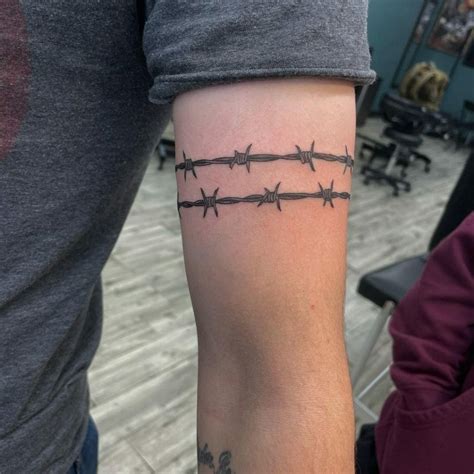 barb wire tattoo|86 Creative Barbed Wire Tattoo Designs with Ideas and .